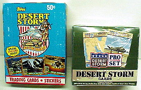 Desert Storm trading cards